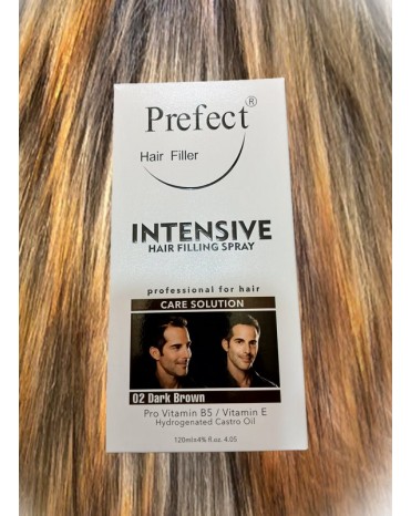 اسپری پرپشت کننده مو پرفکت قهوه ای تیره - perfect